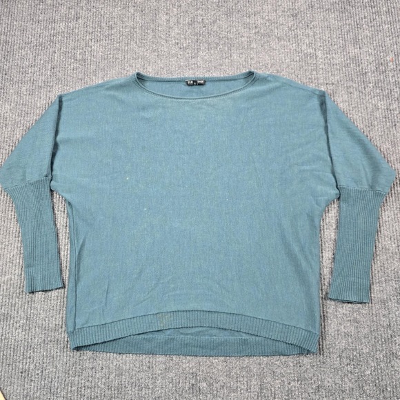 Eileen Fisher Sweaters - Eileen Fisher Sweater Pullover Womens Medium Green 100% Merino Wool Dolman